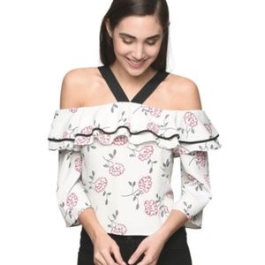 Armani Exchange Off The Shoulder Top
